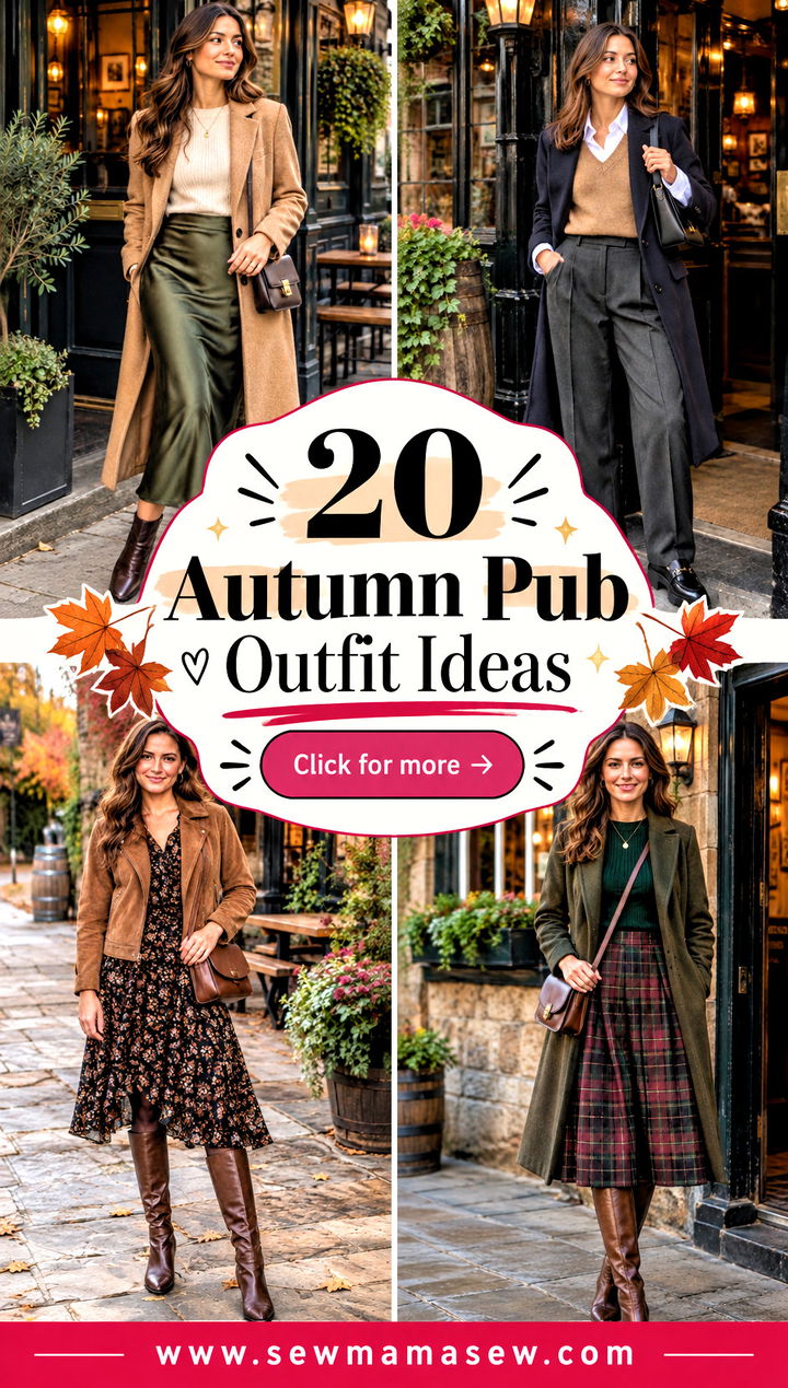 20 Autumn Pub Outfit Ideas for Cozy Stylish Nights Out - 20 Autumn Pub Outfit Ideas for Cozy, Stylish Nights Out