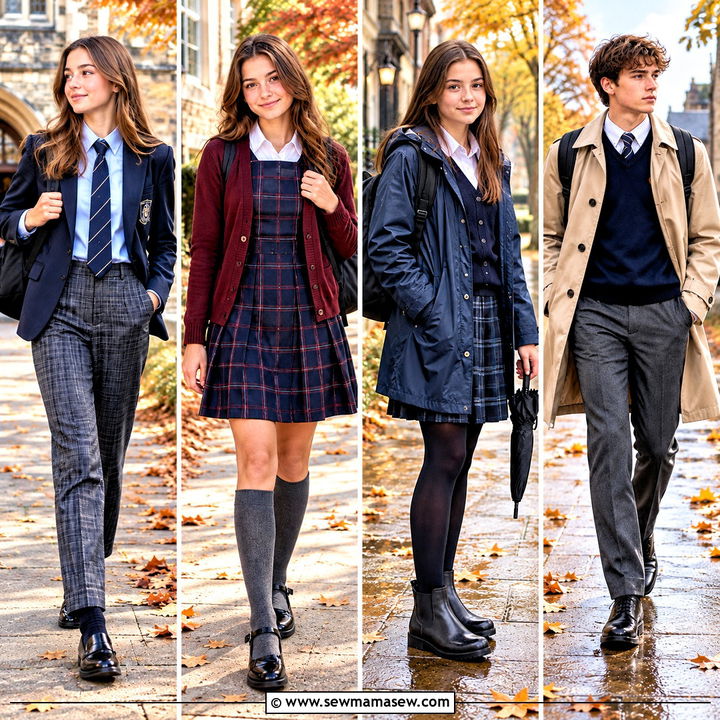 20 Autumn School Uniform Ideas for Cozy, Smart Class Days