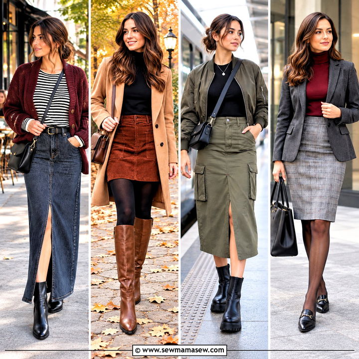 20 Autumn Skirts for Effortlessly Cozy Work-to-Weekend Looks