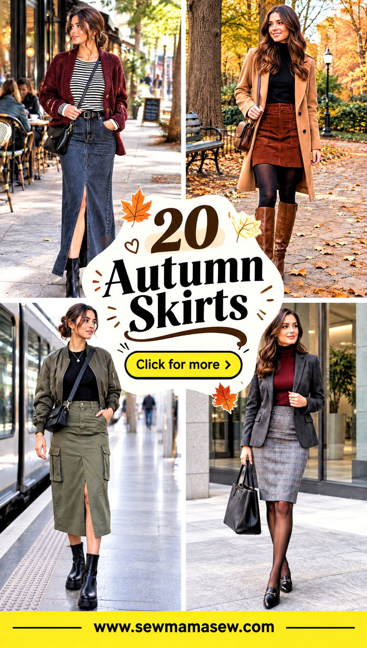 20 Autumn Skirts for Effortlessly Cozy Work-to-Weekend Looks - 20 Autumn Skirts for Effortlessly Cozy Work-to-Weekend Looks