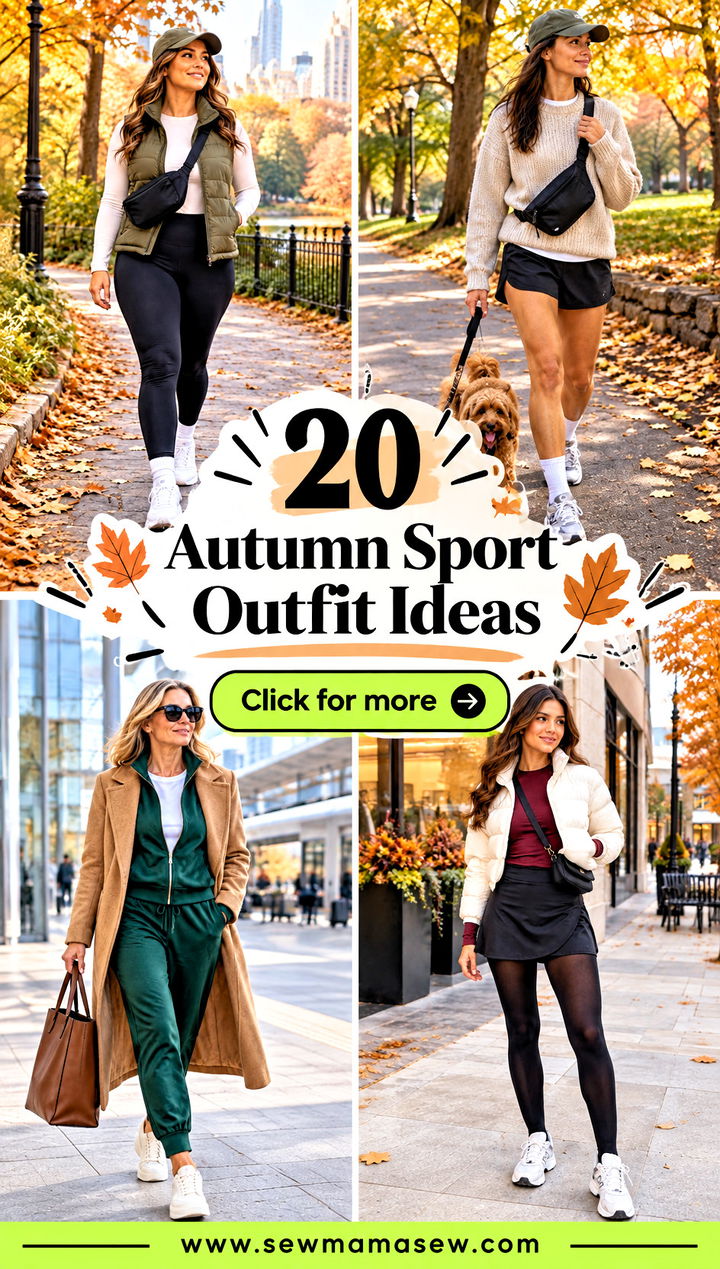 20 Autumn Sport Outfit Ideas for Cozy Confident Active Days - 20 Autumn Sport Outfit Ideas for Cozy, Confident Active Days