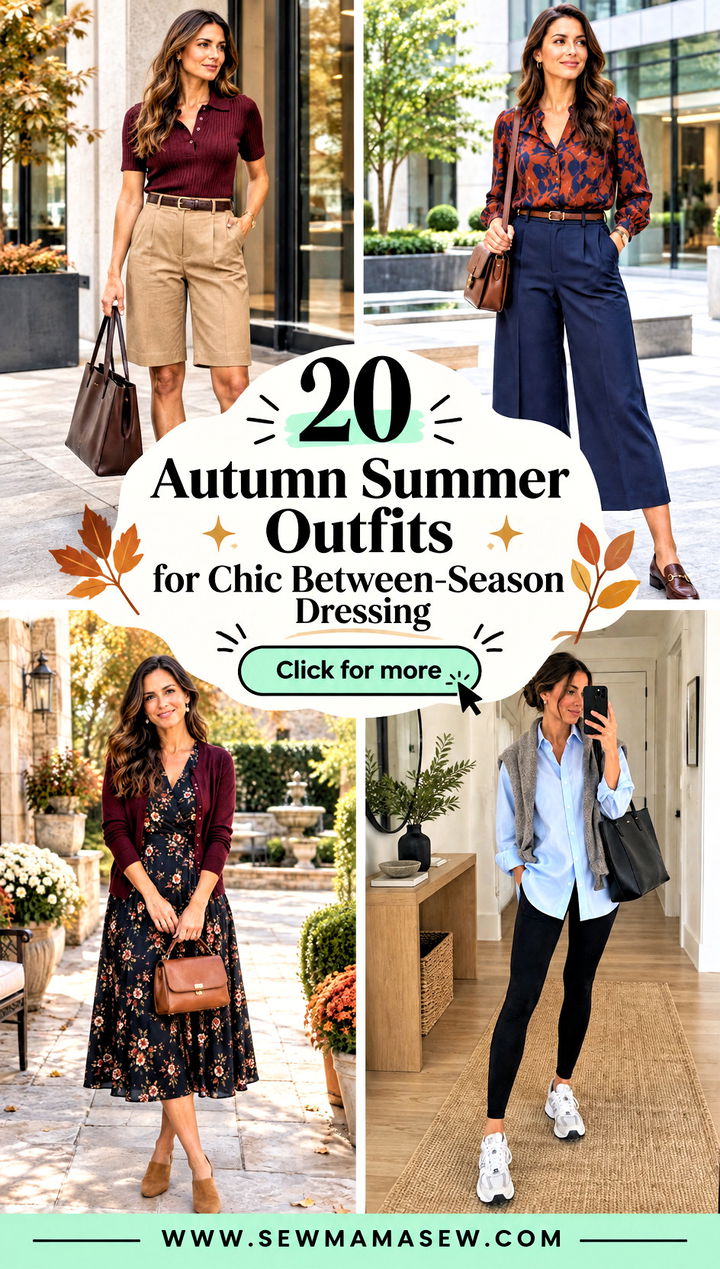 20 Autumn Summer Outfits for Chic Between-Season Dressing - 20 Autumn Summer Outfits for Chic Between-Season Dressing