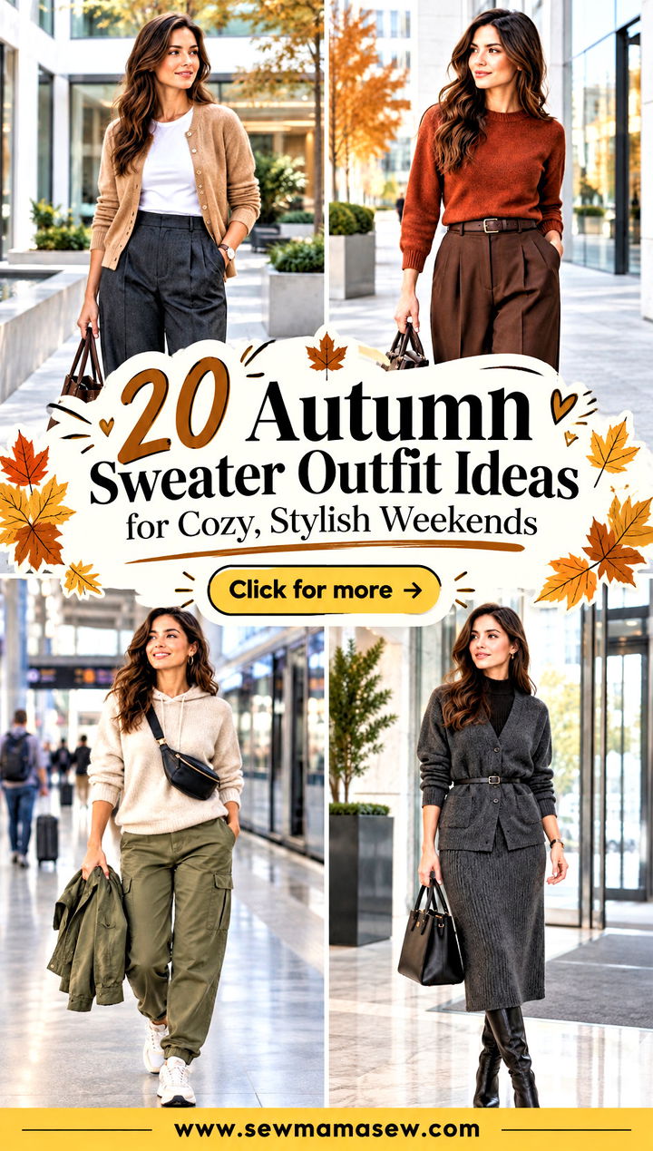 20 Autumn Sweater Outfit Ideas for Cozy Stylish Weekends - 20 Autumn Sweater Outfit Ideas for Cozy, Stylish Weekends