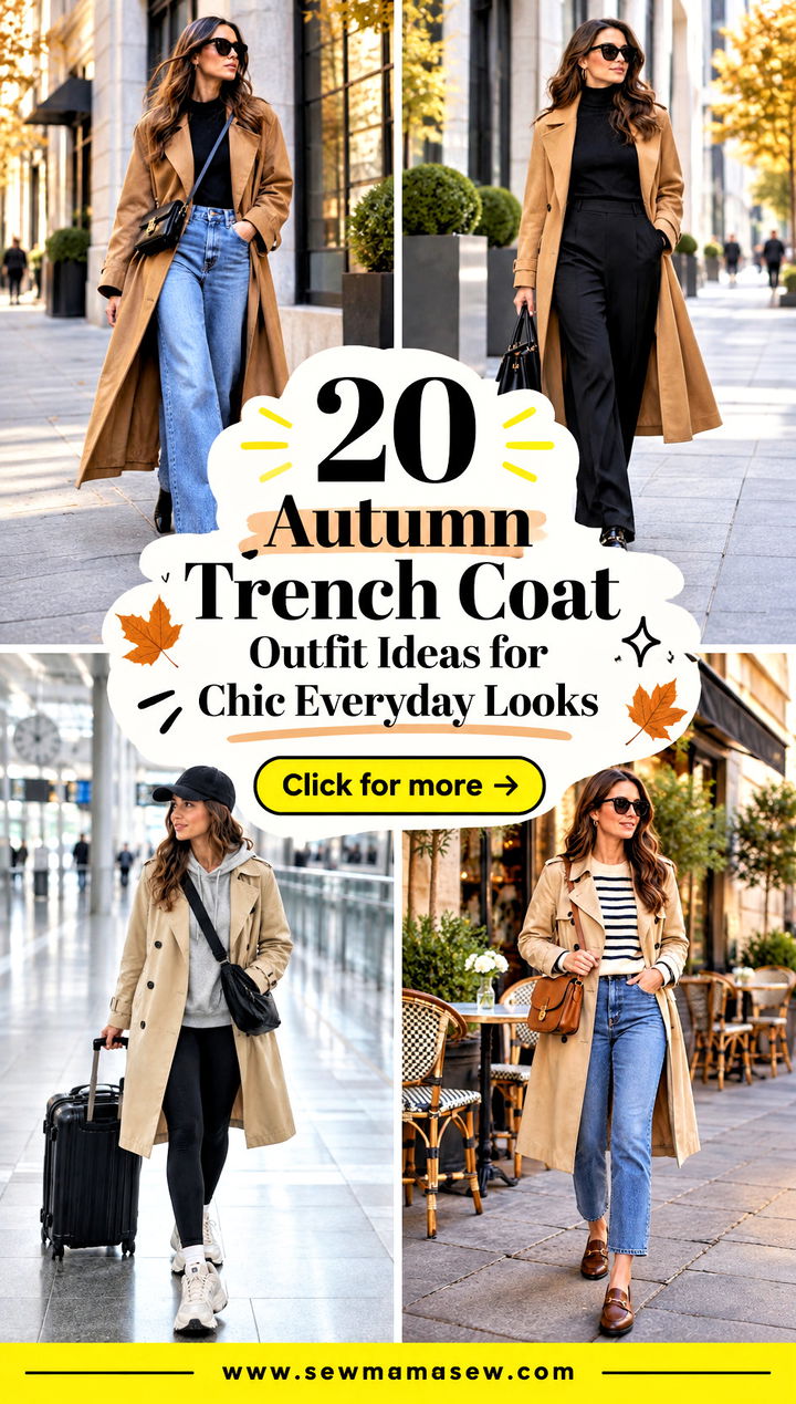 20 Autumn Trench Coat Outfit Ideas for Chic Everyday Looks - 20 Autumn Trench Coat Outfit Ideas for Chic Everyday Looks
