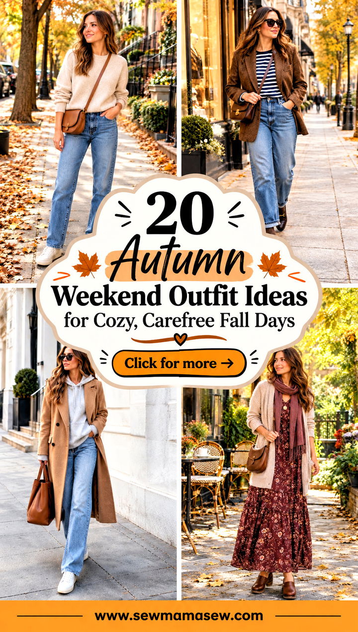 20 Autumn Weekend Outfit Ideas for Cozy Carefree Fall Days - 20 Autumn Weekend Outfit Ideas for Cozy, Carefree Fall Days