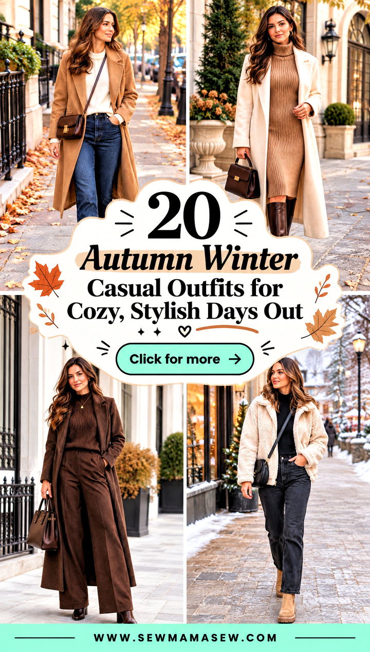 20 Autumn Winter Casual Outfits for Cozy Stylish Days Out - 20 Autumn Winter Casual Outfits for Cozy, Stylish Days Out