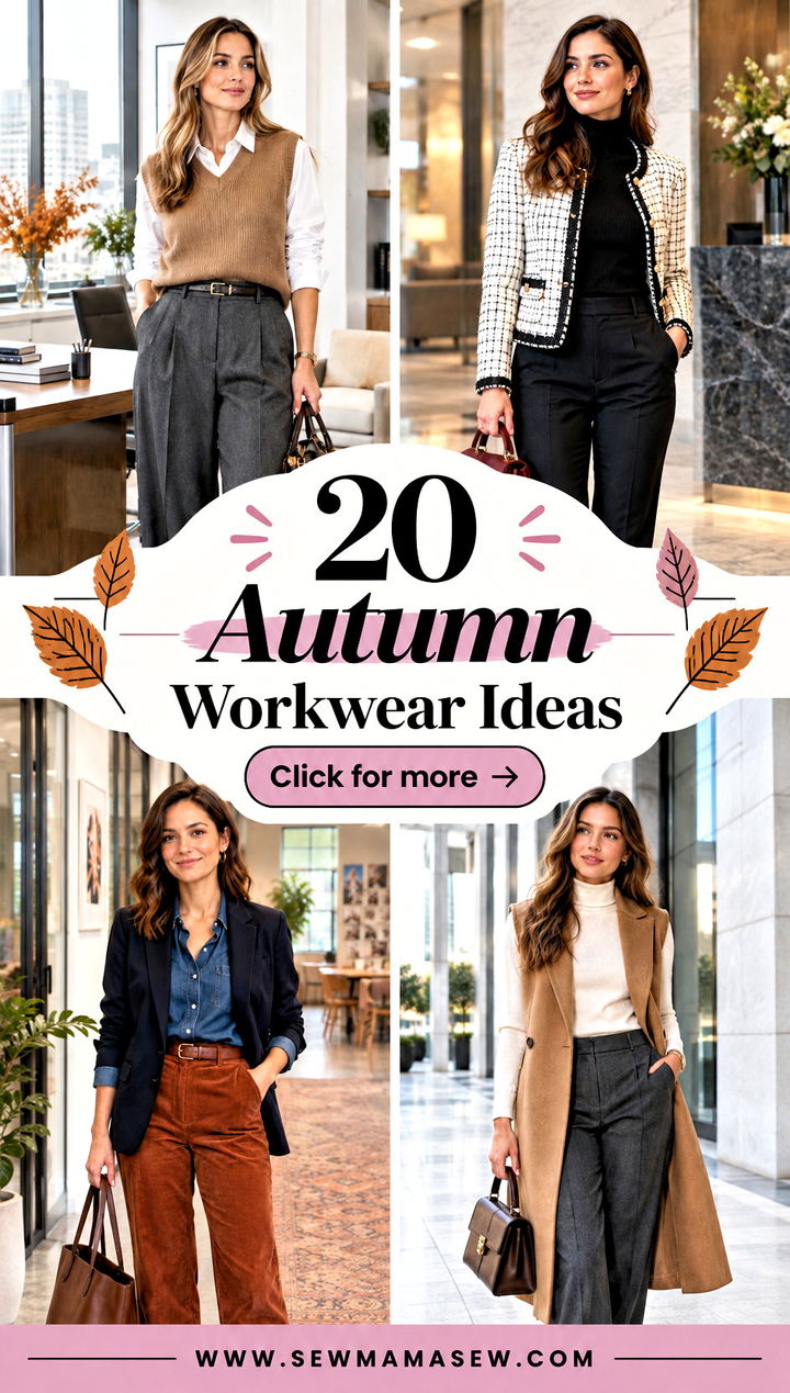 20 Autumn Workwear Ideas for Effortless Office Style Youll Love - 20 Autumn Workwear Ideas for Effortless Office Style You'll Love