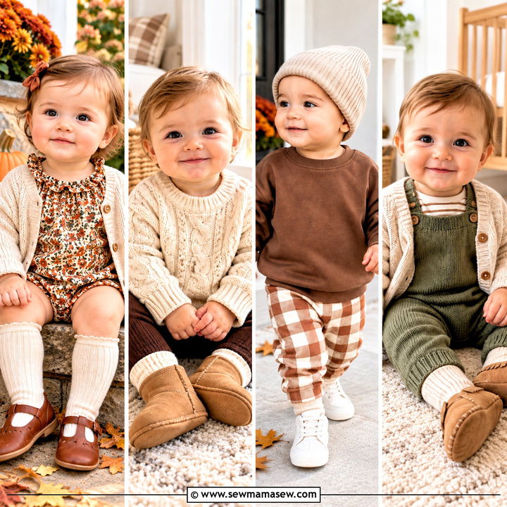 20 Baby Autumn Outfits for Cozy Days and Sweet Family Photos
