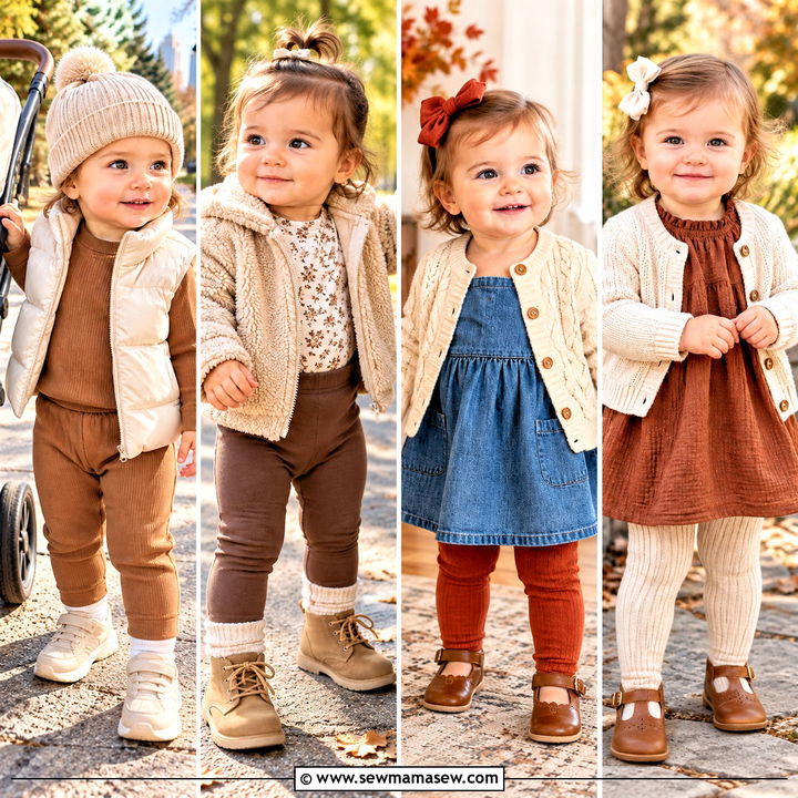 20 Baby Fall Outfits for Girls for Sweet, Cozy Seasonal Style