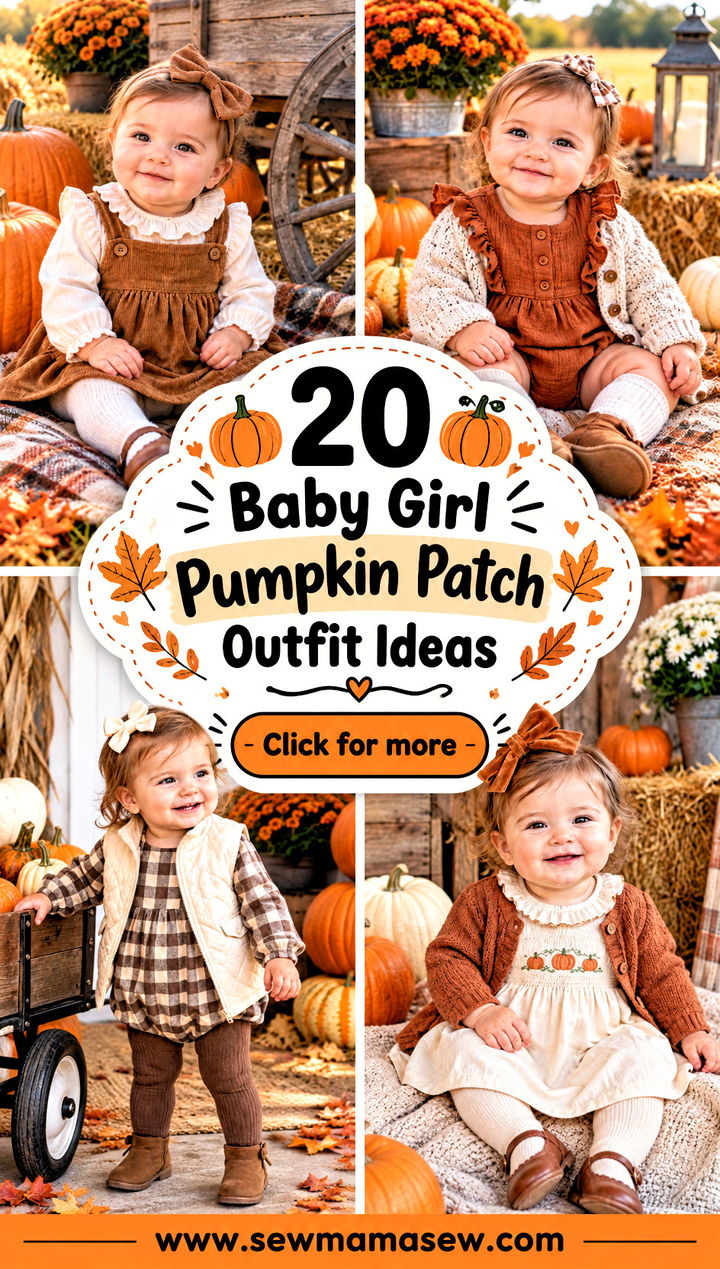 20 Baby Girl Pumpkin Patch Outfit Ideas for Sweet Fall Memories - 20 Baby Girl Pumpkin Patch Outfit Ideas for Sweet Fall Memories