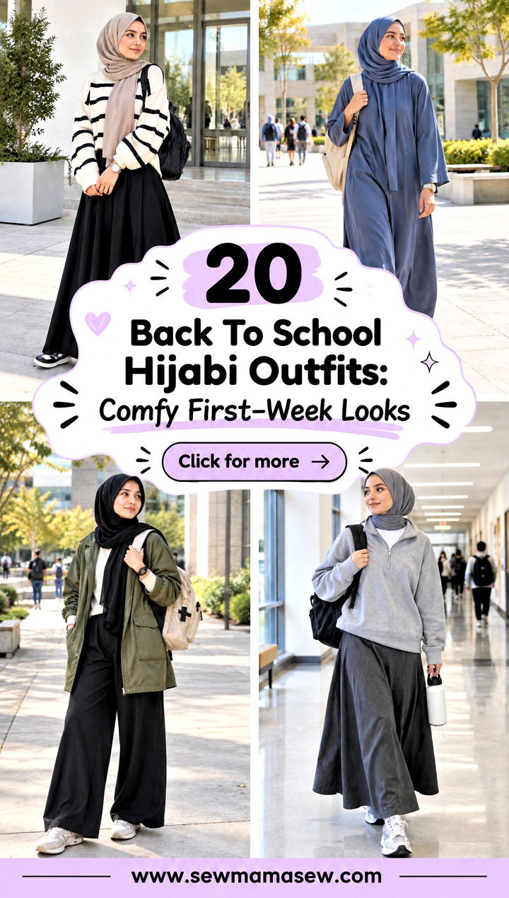 20 Back To School Hijabi Outfits Comfy First-Week Looks - 20 Back To School Hijabi Outfits: Comfy First-Week Looks