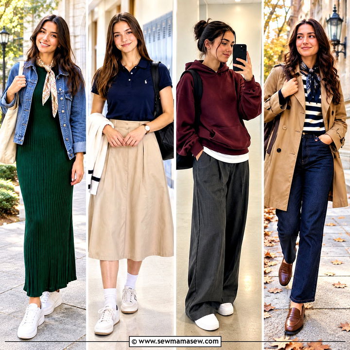 20 Back To School Modest Outfits For Comfy, Confident Days