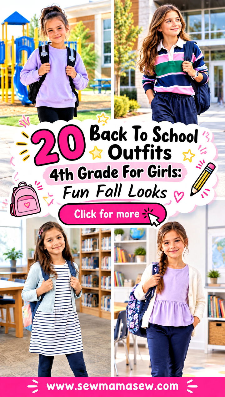 20 Back To School Outfits 4th Grade For Girls Fun Fall Looks - 20 Back To School Outfits 4th Grade For Girls: Fun Fall Looks
