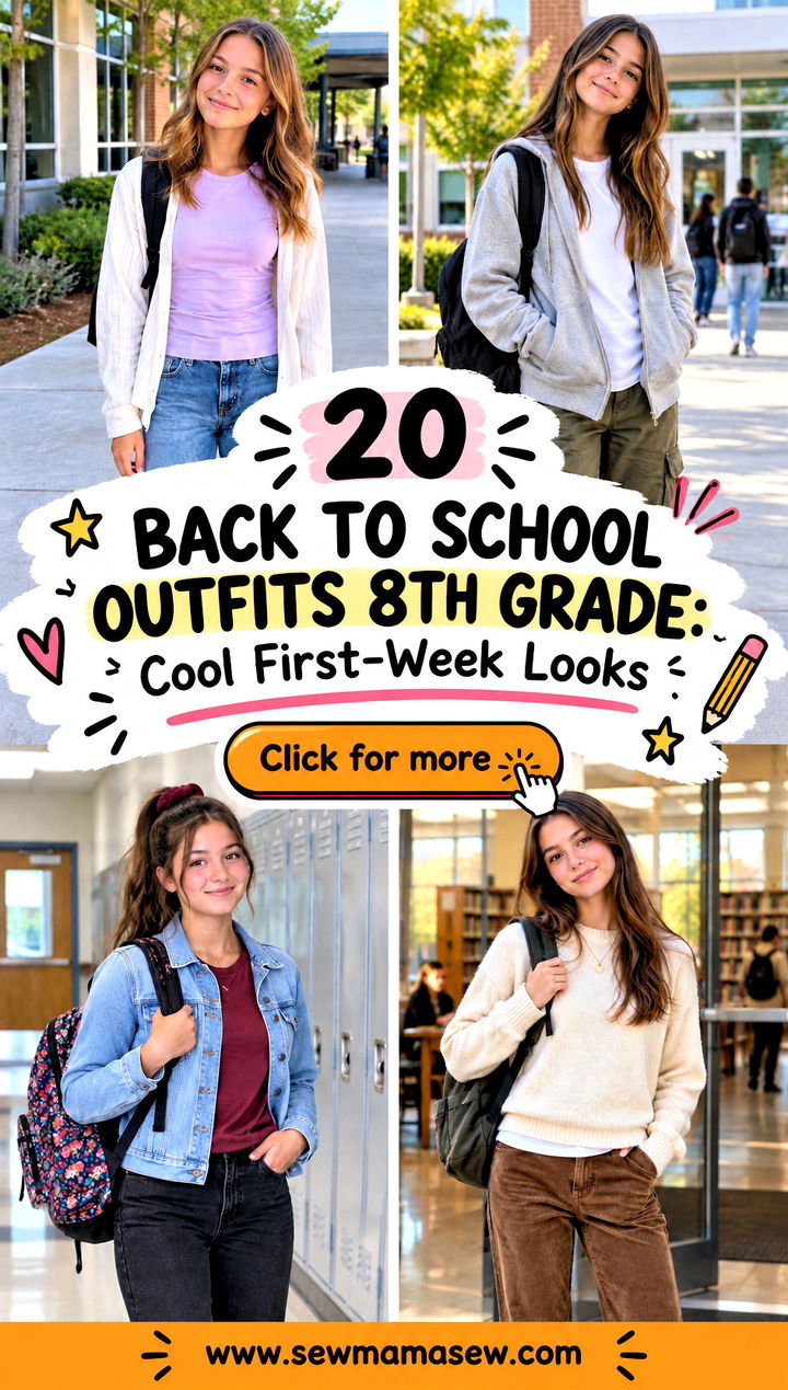 20 Back To School Outfits 8th Grade Cool First-Week Looks - 20 Back To School Outfits 8th Grade: Cool First-Week Looks
