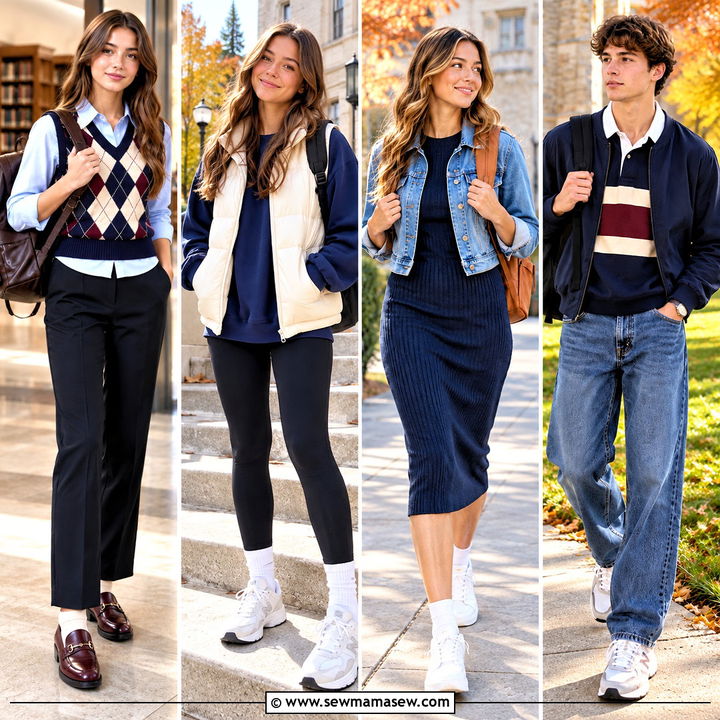20 Back To School Outfits Autumn Cozy Layers Youll Love