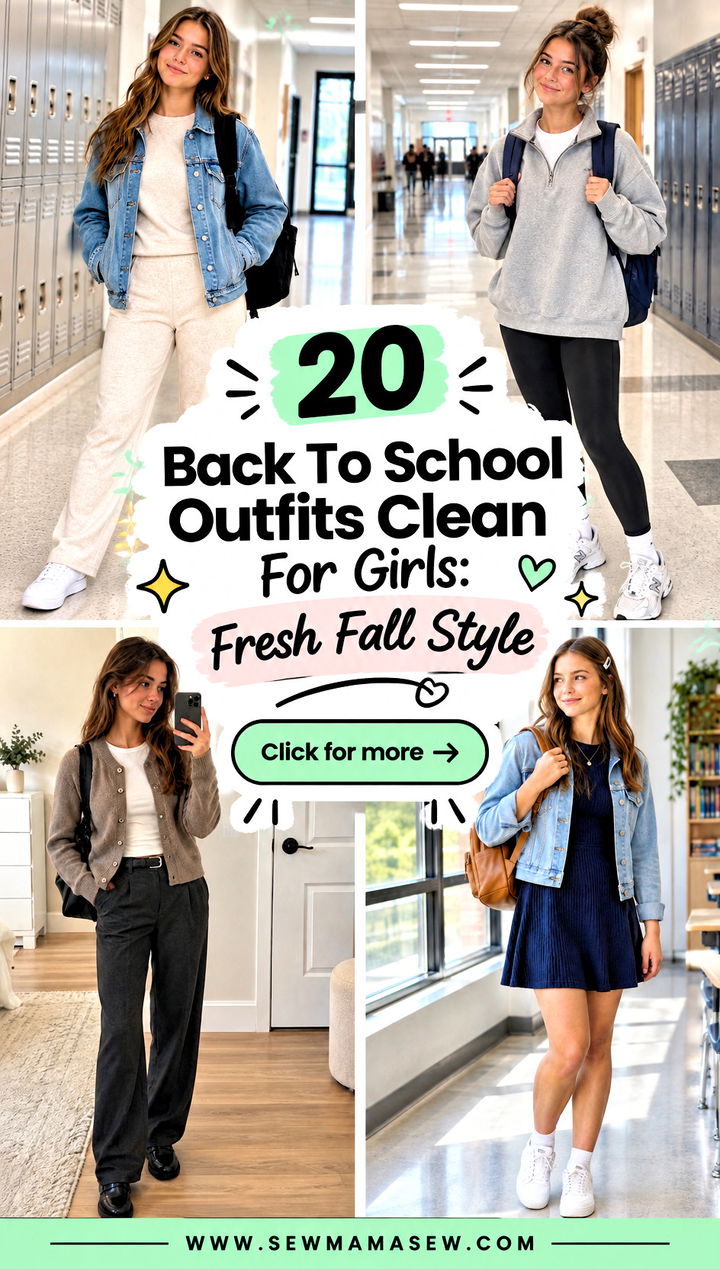 20 Back To School Outfits Clean For Girls Fresh Fall Style - 20 Back To School Outfits Clean For Girls: Fresh Fall Style