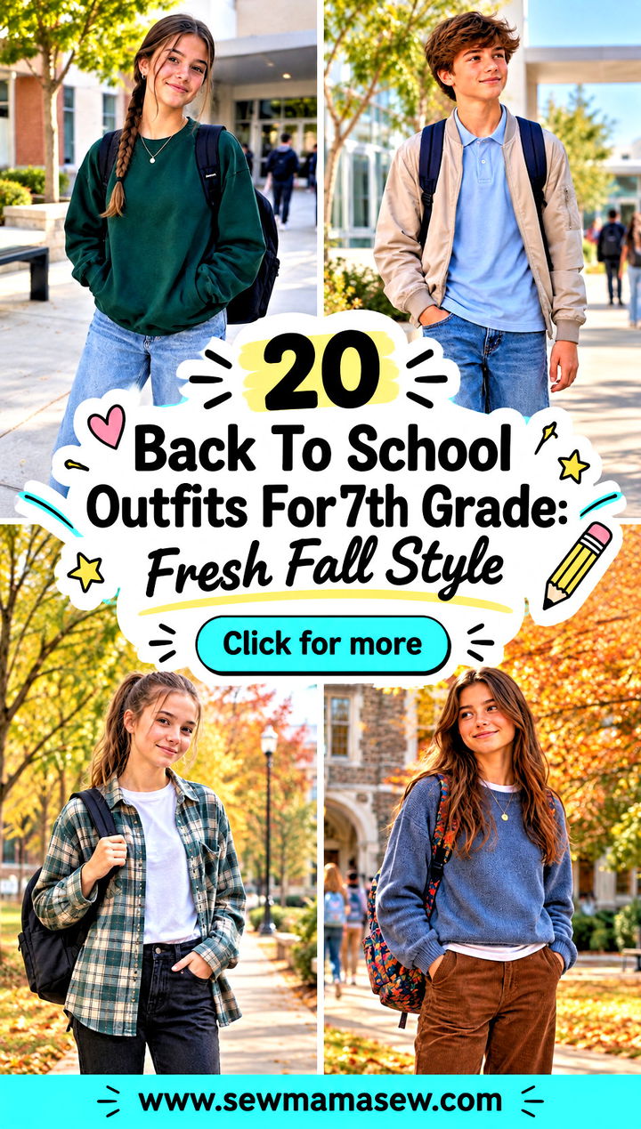 20 Back To School Outfits For 7th Grade Fresh Fall Style - 20 Back To School Outfits For 7th Grade: Fresh Fall Style