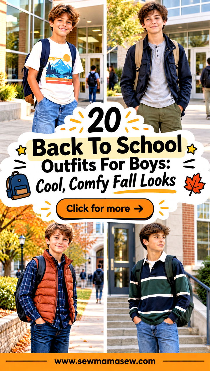 20 Back To School Outfits For Boys Cool Comfy Fall Looks - 20 Back To School Outfits For Boys: Cool, Comfy Fall Looks