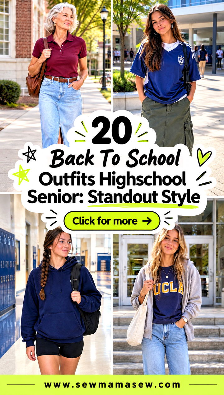 20 Back To School Outfits Highschool Senior Standout Style - 20 Back To School Outfits Highschool Senior: Standout Style