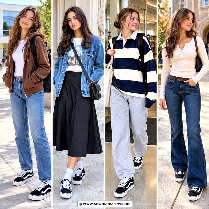 20 Back To School Outfits Knu Skool Vans: Cool Fall Looks