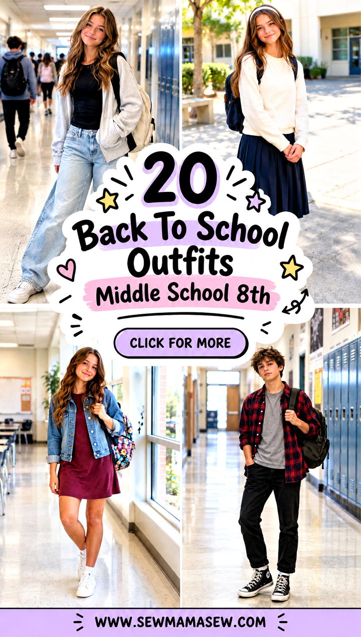20 Back To School Outfits Middle School 8th Fresh Fall Looks - 20 Back To School Outfits Middle School 8th: Fresh Fall Looks