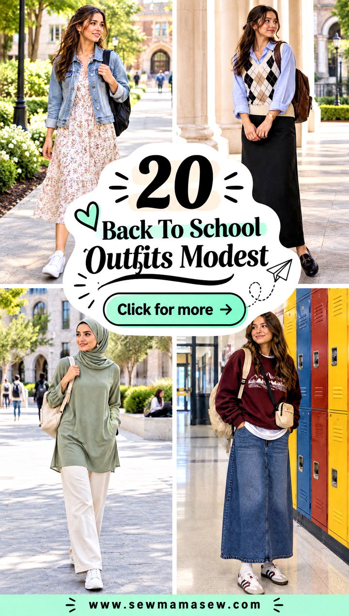 20 Back To School Outfits Modest Chic Confident Fall Looks - 20 Back To School Outfits Modest: Chic, Confident Fall Looks