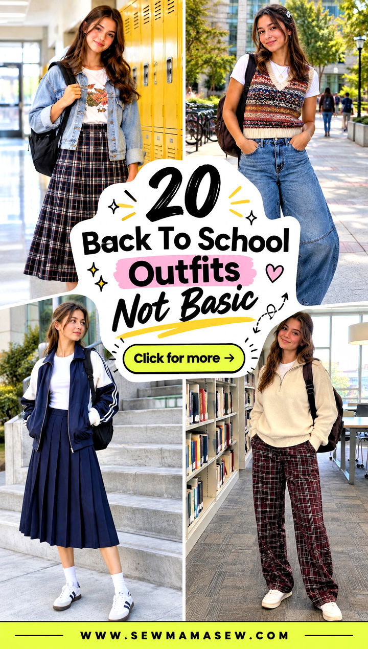 20 Back To School Outfits Not Basic Standout Looks for Fall - 20 Back To School Outfits Not Basic: Standout Looks for Fall