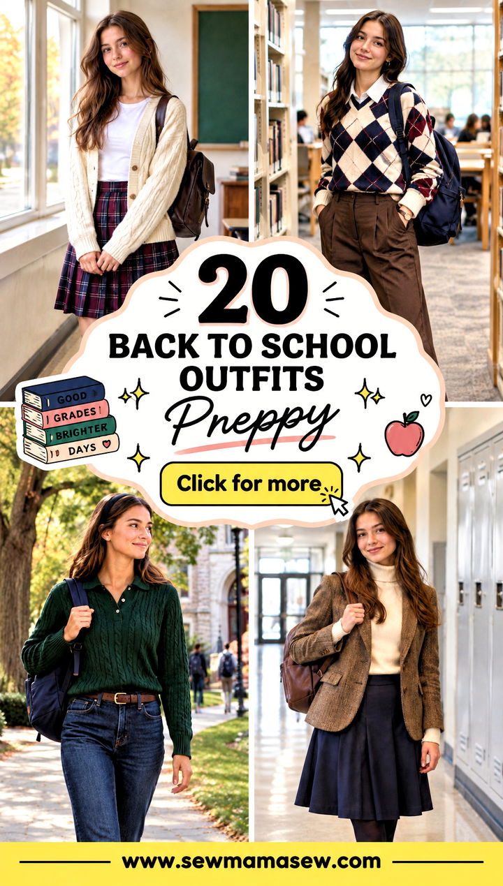 20 Back To School Outfits Preppy Polished Looks for Fall - 20 Back To School Outfits Preppy: Polished Looks for Fall