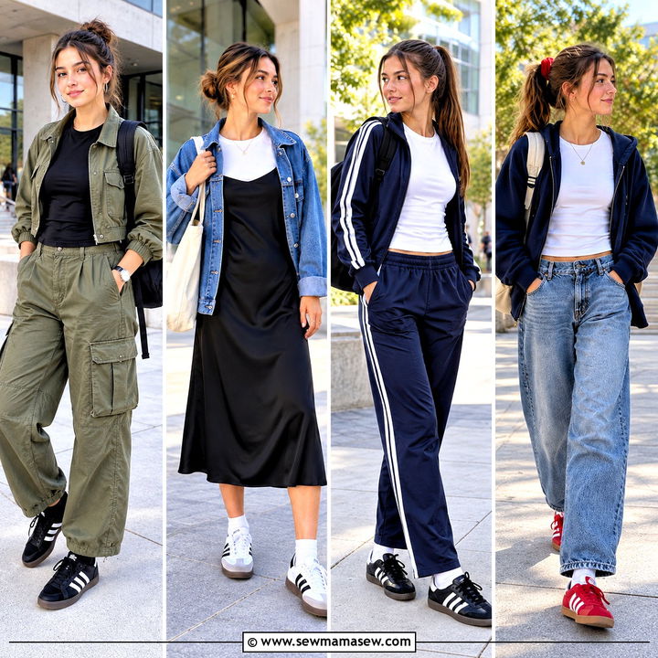 20 Back To School Outfits With Sambas: Cool Everyday Looks