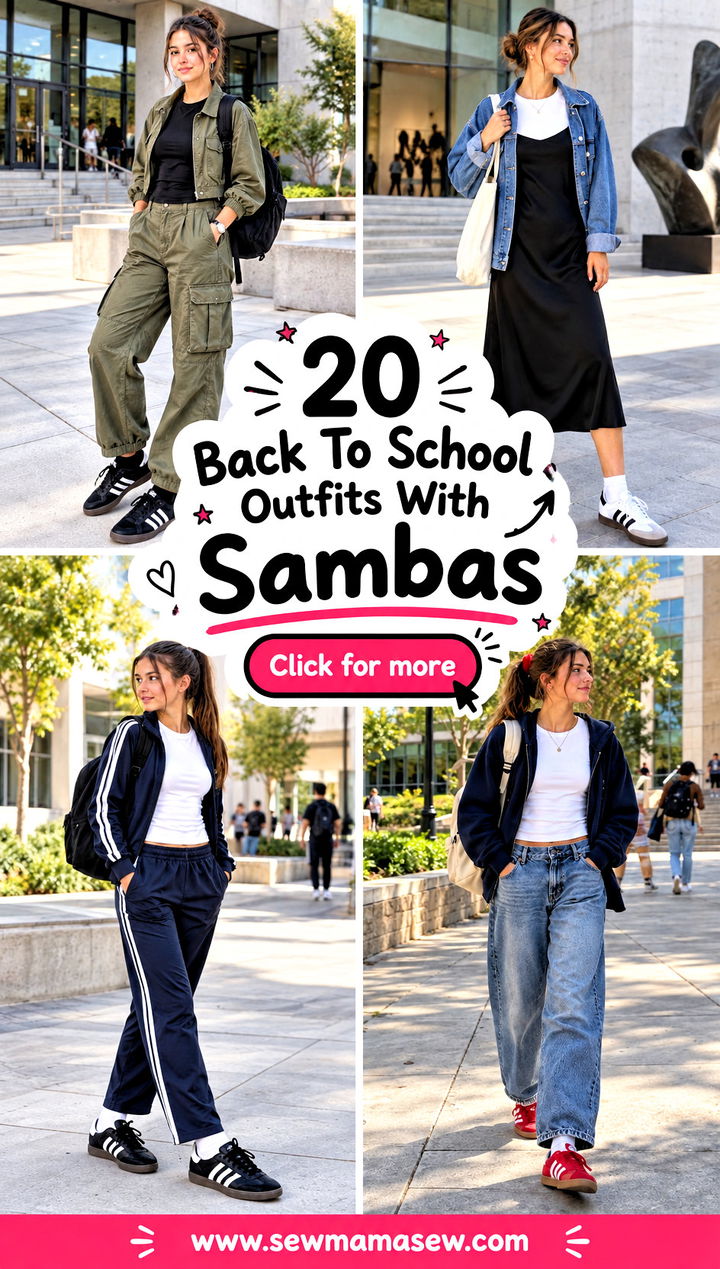 20 Back To School Outfits With Sambas Cool Everyday Looks - 20 Back To School Outfits With Sambas: Cool Everyday Looks