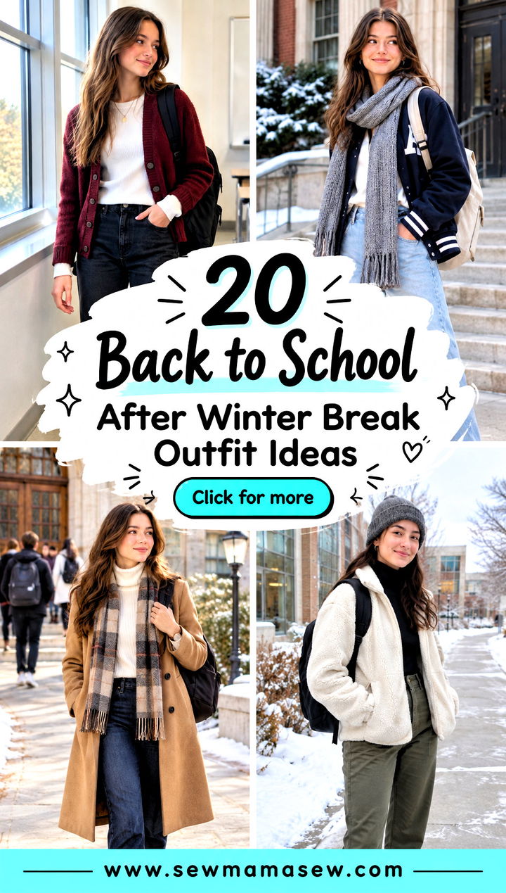 20 Back to School After Winter Break Outfit Ideas to Feel Cozy - 20 Back to School After Winter Break Outfit Ideas to Feel Cozy