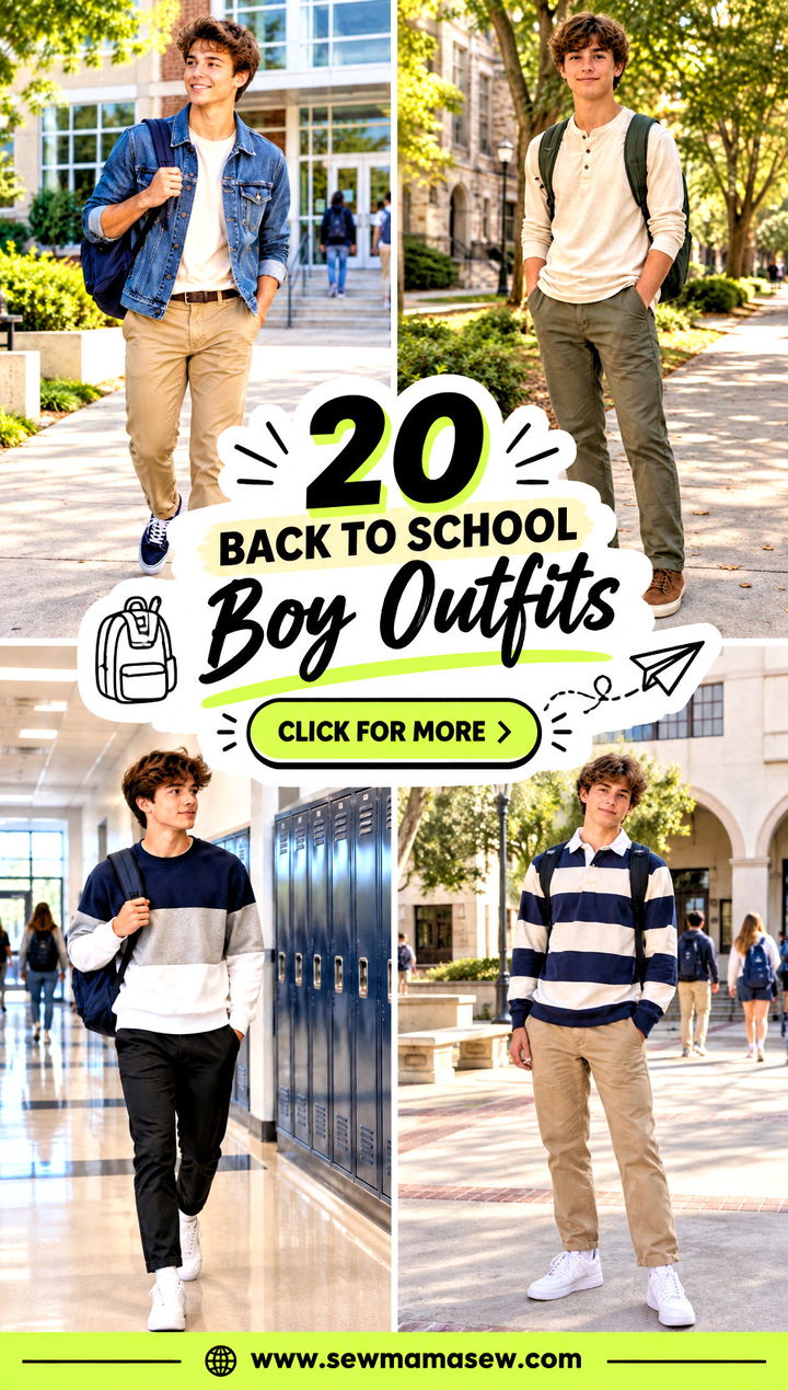 20 Back to School Boy Outfits for a Cool Comfortable Start - 20 Back to School Boy Outfits for a Cool, Comfortable Start