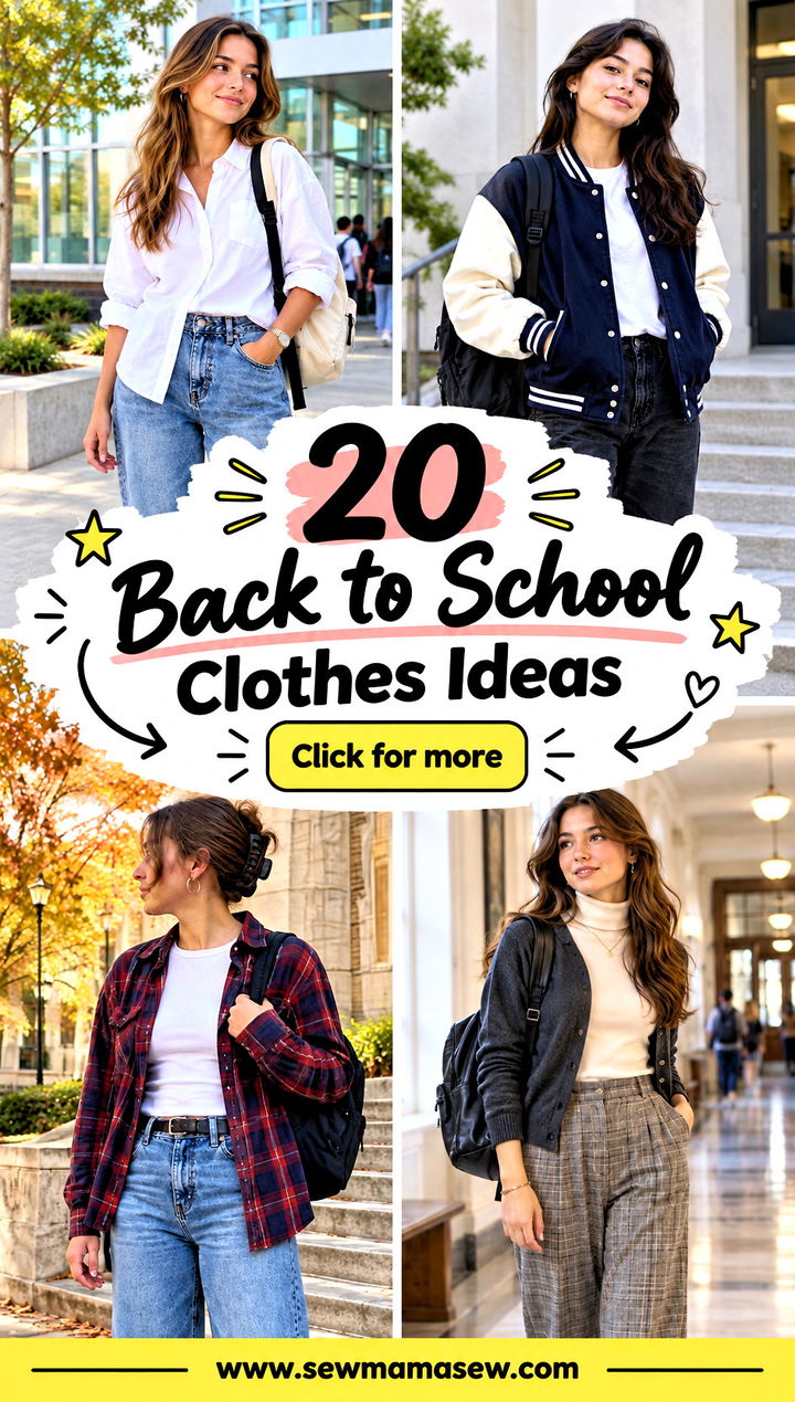 20 Back to School Clothes Ideas for a Fresh Confident Start - 20 Back to School Clothes Ideas for a Fresh, Confident Start