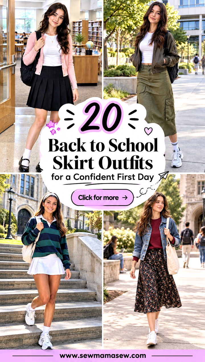 20 Back to School Skirt Outfits for a Confident First Day - 20 Back to School Skirt Outfits for a Confident First Day