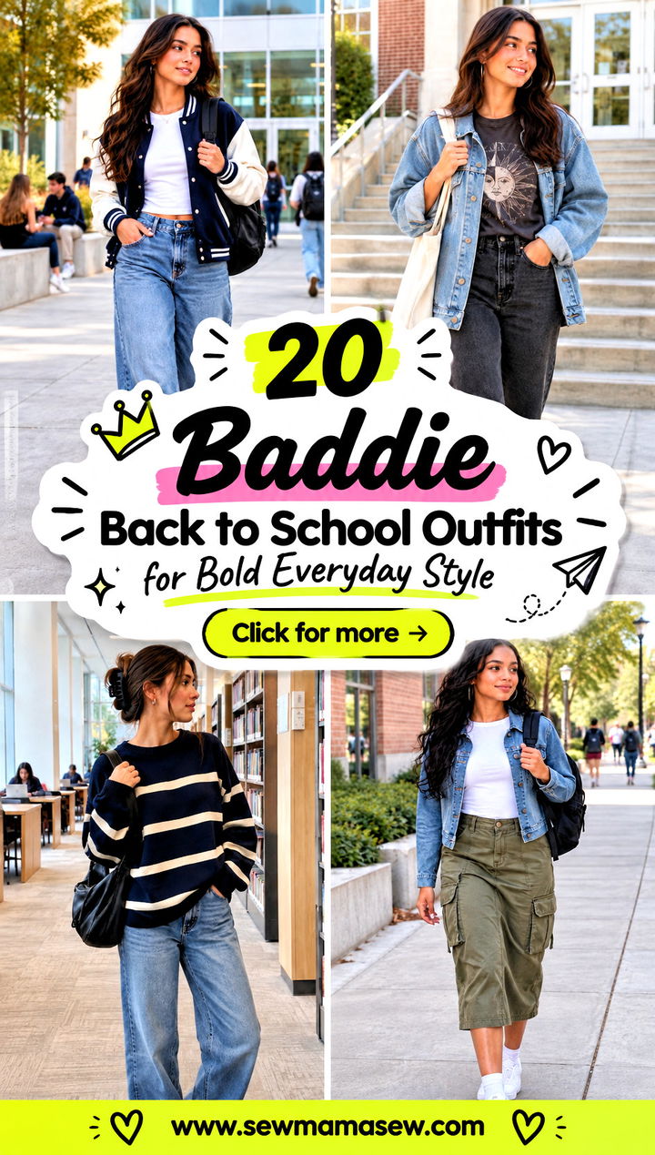 20 Baddie Back to School Outfits for Bold Everyday Style - 20 Baddie Back to School Outfits for Bold Everyday Style