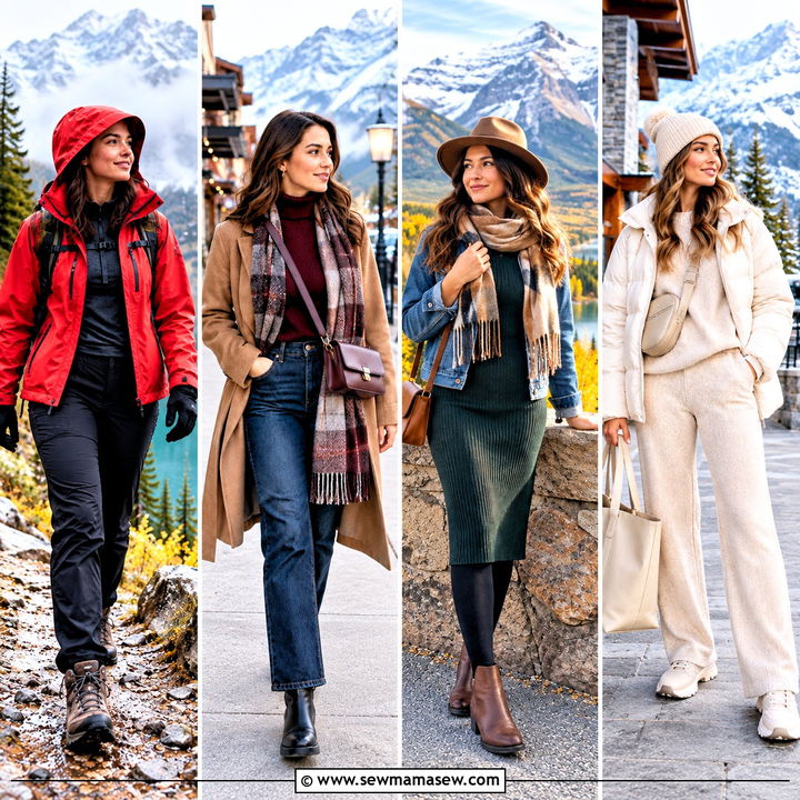 20 Banff Outfit Fall Ideas for Cozy Mountain Trip Styling
