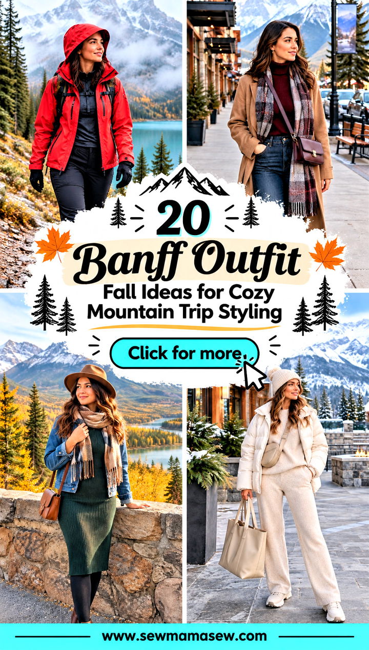 20 Banff Outfit Fall Ideas for Cozy Mountain Trip Styling - 20 Banff Outfit Fall Ideas for Cozy Mountain Trip Styling