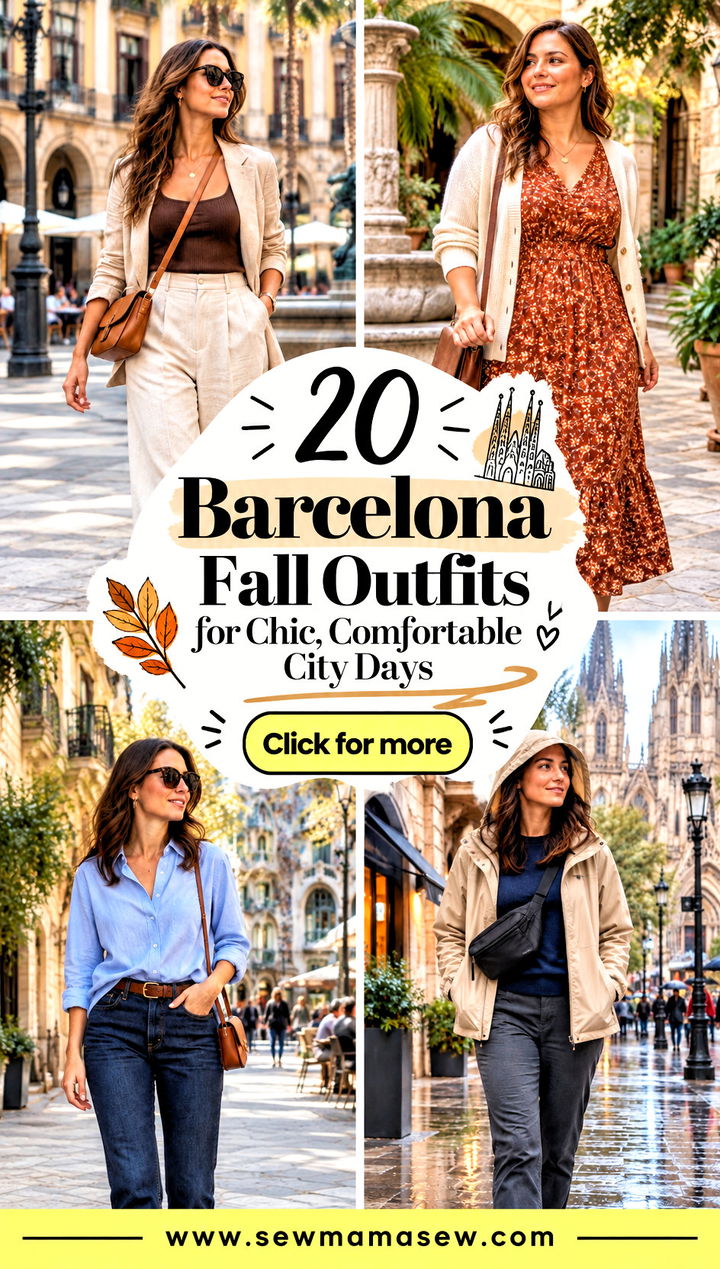 20 Barcelona Fall Outfits for Chic Comfortable City Days - 20 Barcelona Fall Outfits for Chic, Comfortable City Days