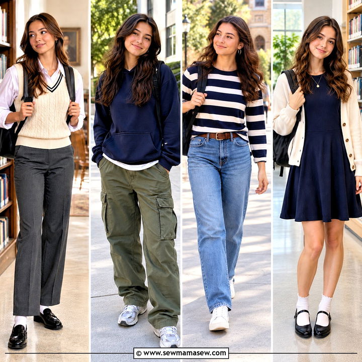 20 Basic Back to School Outfits for Stress-Free Mornings