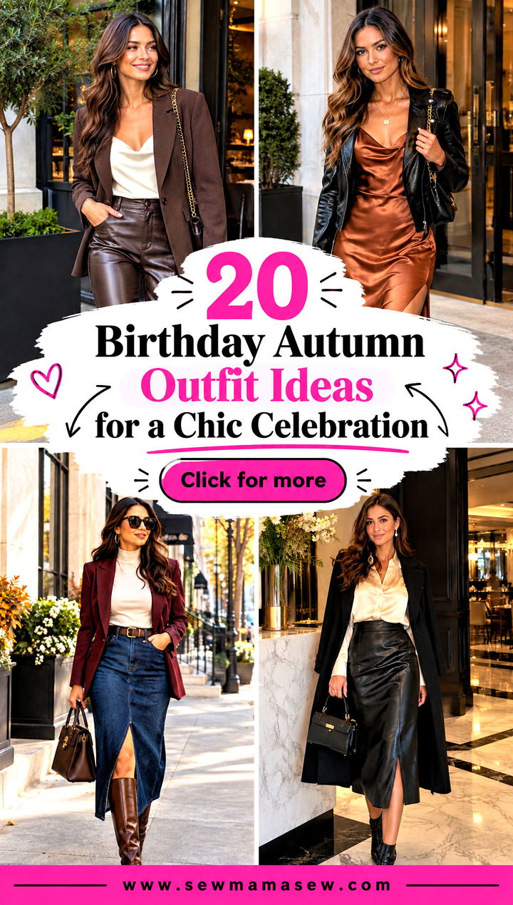 20 Birthday Autumn Outfit Ideas for a Chic Celebration - 20 Birthday Autumn Outfit Ideas for a Chic Celebration