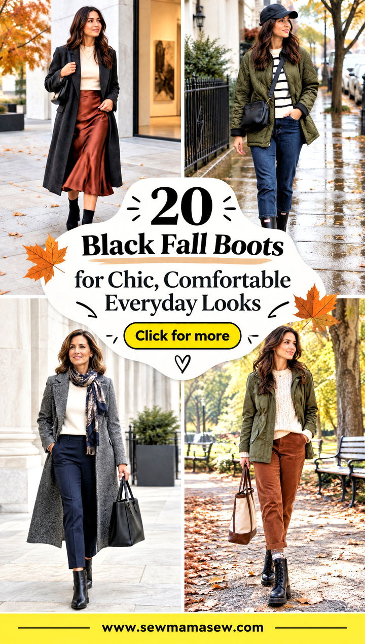 20 Black Fall Boots for Chic Comfortable Everyday Looks - 20 Black Fall Boots for Chic, Comfortable Everyday Looks