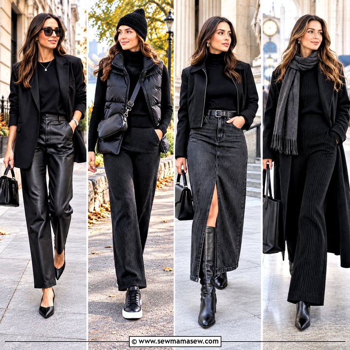 20 Black Fall Outfits for Women Who Love Effortless Style