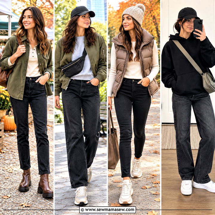 20 Black Jeans Outfit Fall Casual Looks for Cozy Weekends
