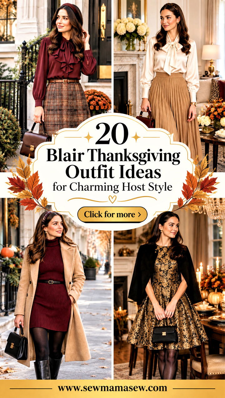 20 Blair Thanksgiving Outfit Ideas for Charming Host Style - 20 Blair Thanksgiving Outfit Ideas for Charming Host Style