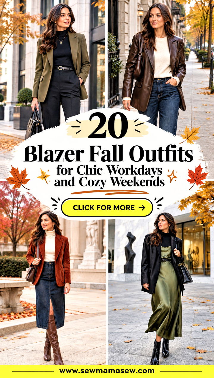 20 Blazer Fall Outfits for Chic Workdays and Cozy Weekends - 20 Blazer Fall Outfits for Chic Workdays and Cozy Weekends