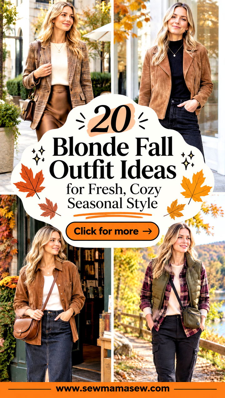 20 Blonde Fall Outfit Ideas for Fresh Cozy Seasonal Style - 20 Blonde Fall Outfit Ideas for Fresh, Cozy Seasonal Style
