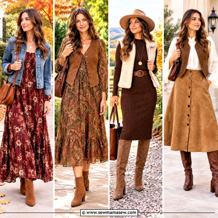 20 Boho Fall Fashion Ideas for Cozy, Free-Spirited Layers