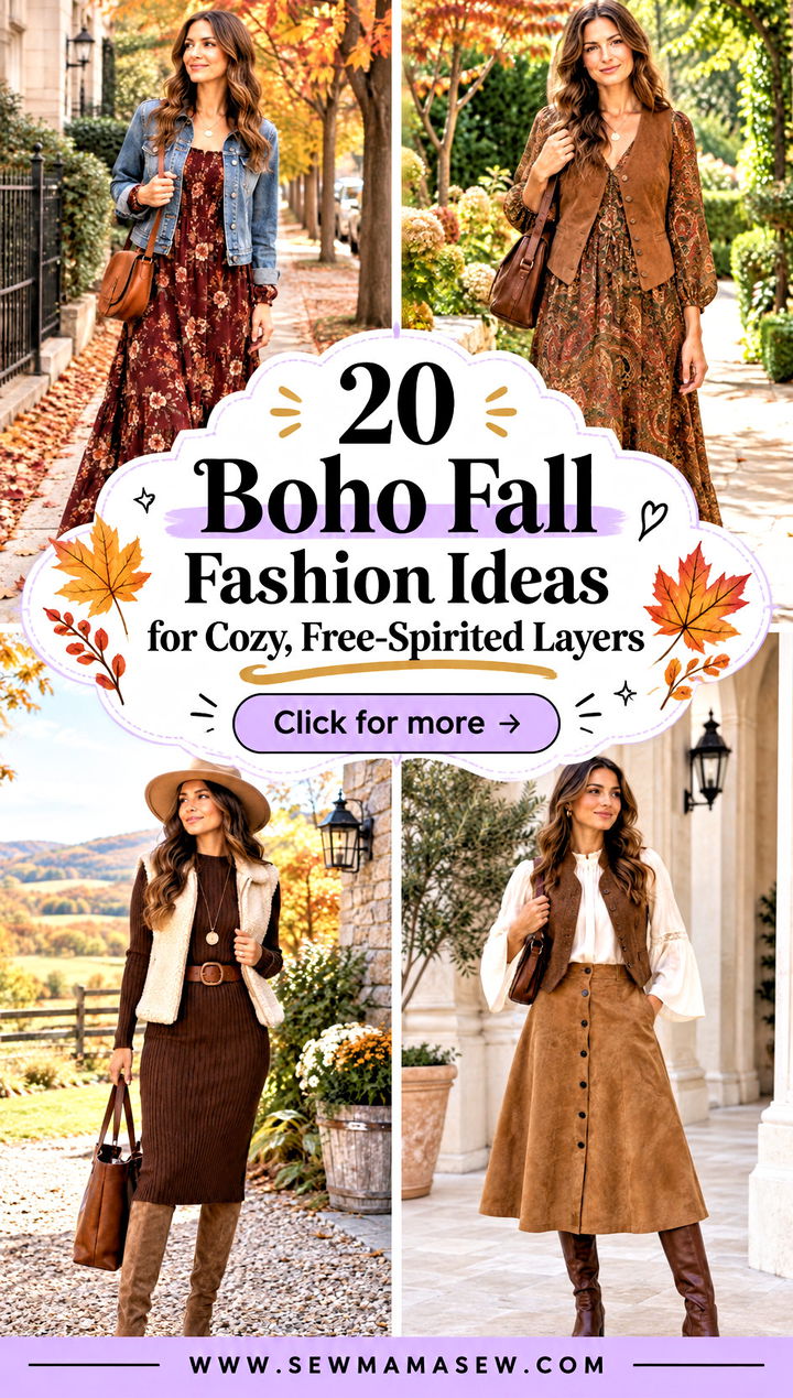 20 Boho Fall Fashion Ideas for Cozy Free-Spirited Layers - 20 Boho Fall Fashion Ideas for Cozy, Free-Spirited Layers