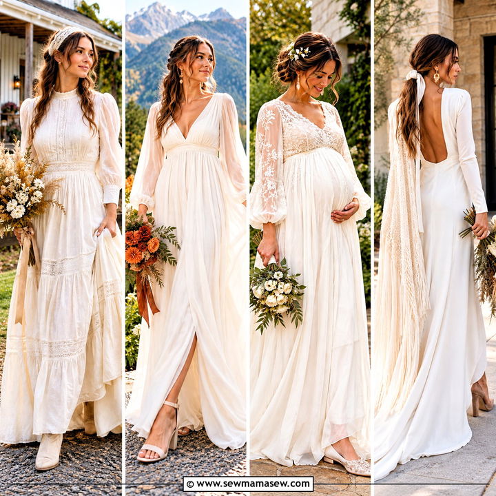 20 Boho Fall Wedding Dress Ideas for a Dreamy Bridal Look