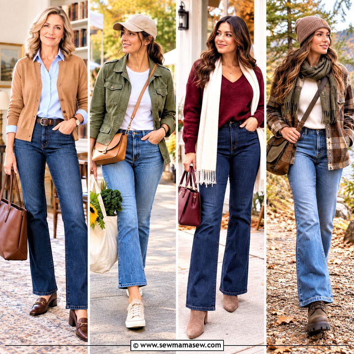 20 Bootcut Jeans Outfit Fall Ideas for Easy Polished Style